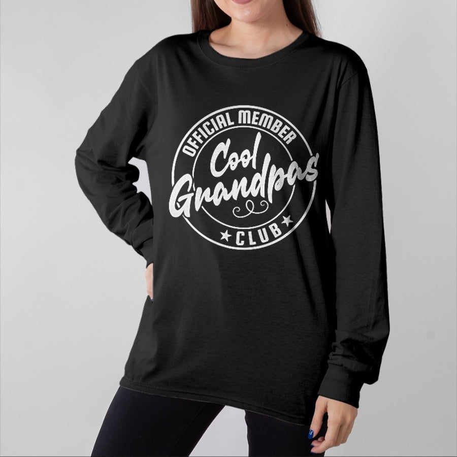 Best Grandpa Shirt, Proud Grandpa Unisex T-Shirt/Hoodie/Sweatshirt HLT00 - Cool Grandpas Club Official Member Vintage T-Shirt