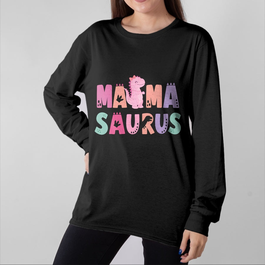 Best Dinosaur Lover Shirt, Funny Dinosaur UnisexT-Shirt/Hoodie/Sweatshirt HLT00 - Mama Saurus Mom Dinosaur Three Rex Birthday Boy Girl T-Shirt