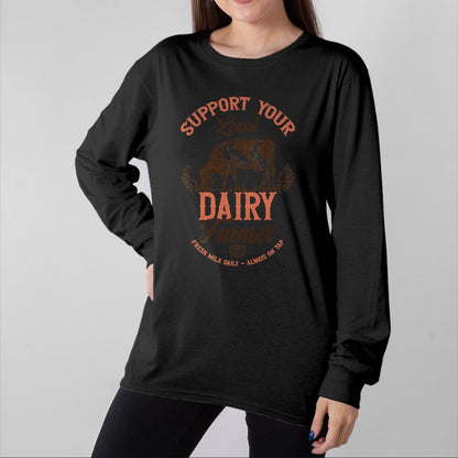 Best Farmer Life Shirt, Funny Farmer UnisexT-Shirt/Hoodie/Sweatshirt HLT00 - Funny Breast Feeding Moms Saying New Moms Breastmilk On Tap T-Shirt