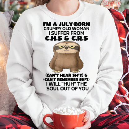 July - Grumpy Old Woman - Birrthday Gift For Women - HLT07 (SKU09-21-07)