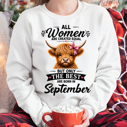 SEPTEMBER, WOMEN ARE CREATED EQUAL - SHIRT FOR WOMEN - HLT09 (SKU2608-14-09)