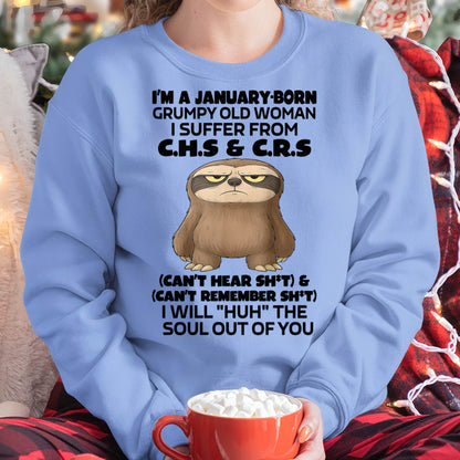 January - Grumpy Old Woman - Birrthday Gift For Women - HLT01 (SKU09-21-01)
