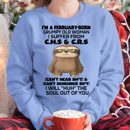 February - Grumpy Old Woman - Birrthday Gift For Women - HLT02 (SKU09-21-02)