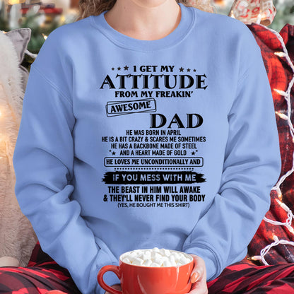 April - Gift For Son and Daughter From Dad - HLT04 - (SKU-TDADC-04)