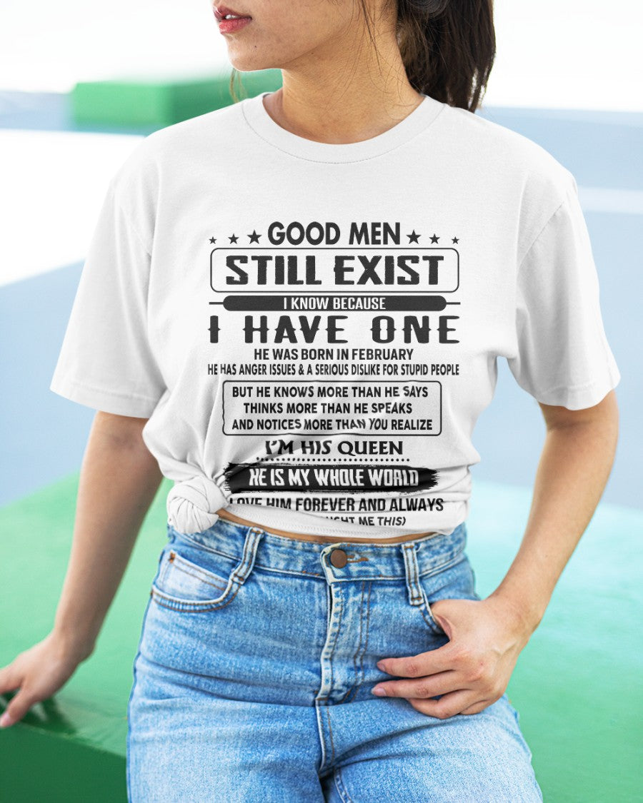 February - Good men Still Exist - gift for your girlfriend, wife from Husband - HLT02 (SKU-GM-02)