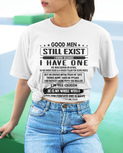 April - Good men Still Exist - gift for your girlfriend, wife from Husband - HLT04 (SKU-GM-04)