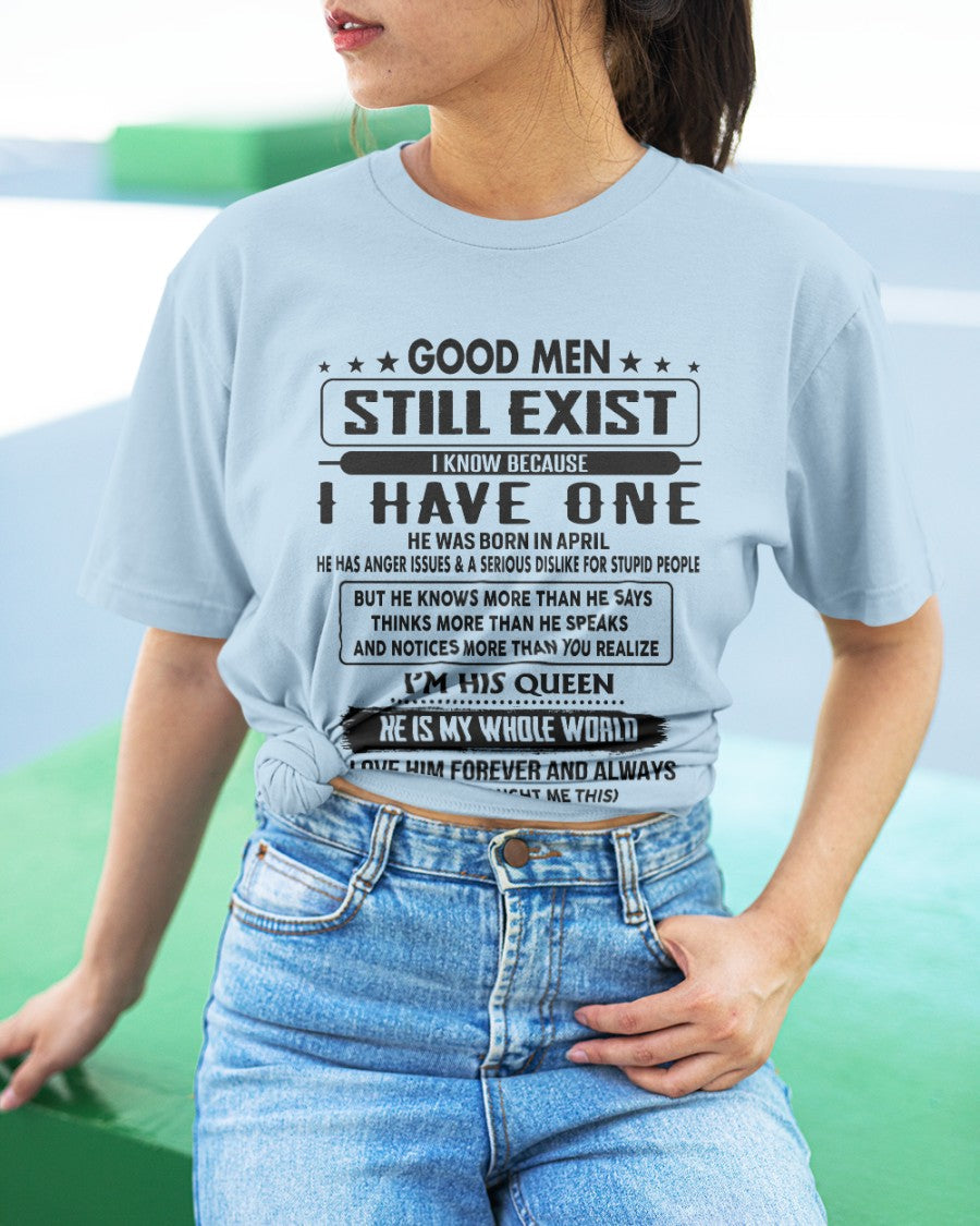 April - Good men Still Exist - gift for your girlfriend, wife from Husband - HLT04 (SKU-GM-04)
