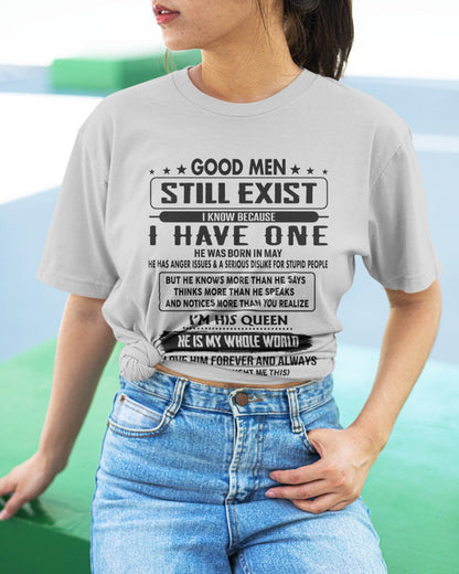 May - Good men Still Exist - gift for your girlfriend, wife from Husband - HLT05 (SKU-GM-05)