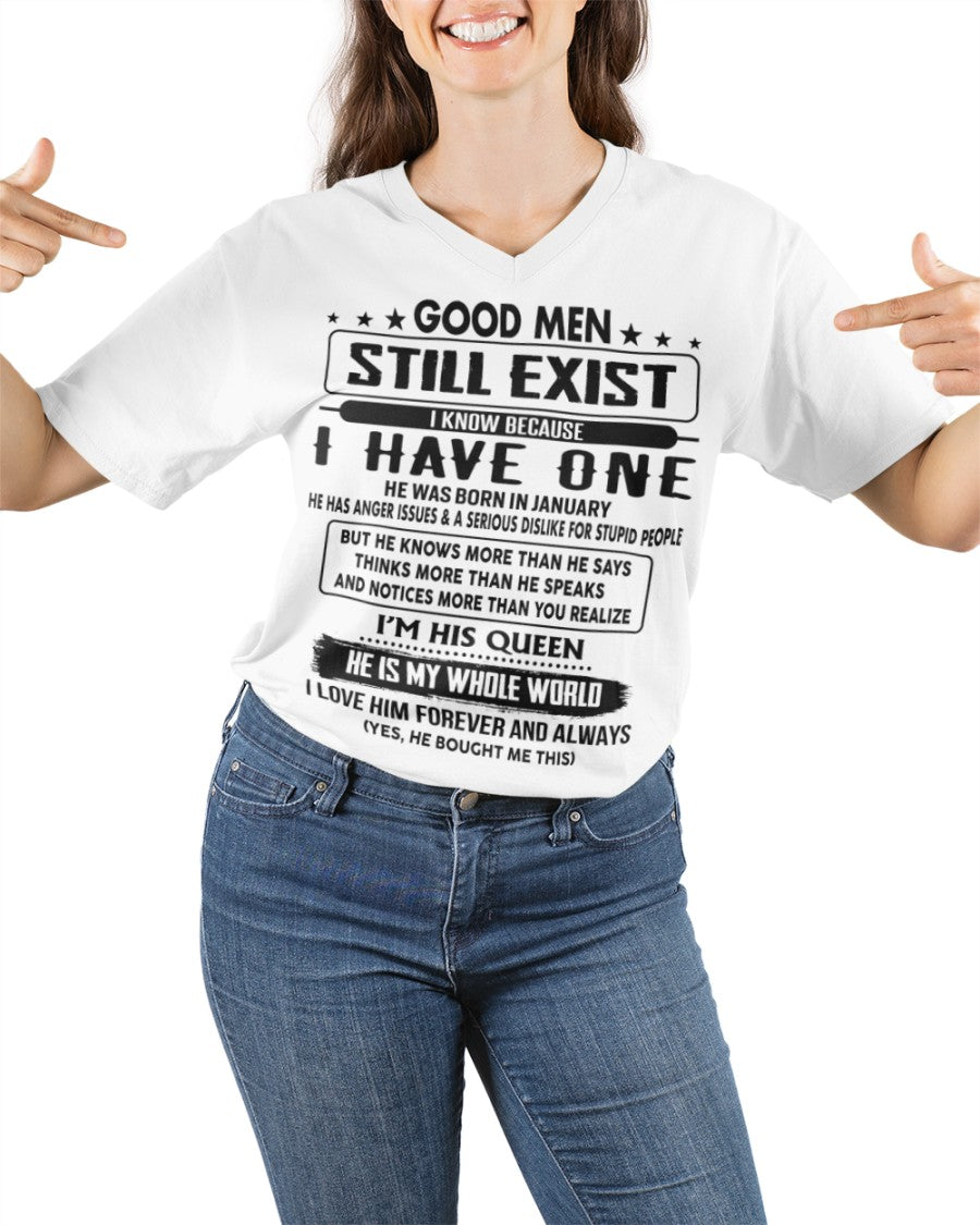 January - Good men Still Exist - gift for your girlfriend, wife from Husband - HLT01 (SKU-GM-01)