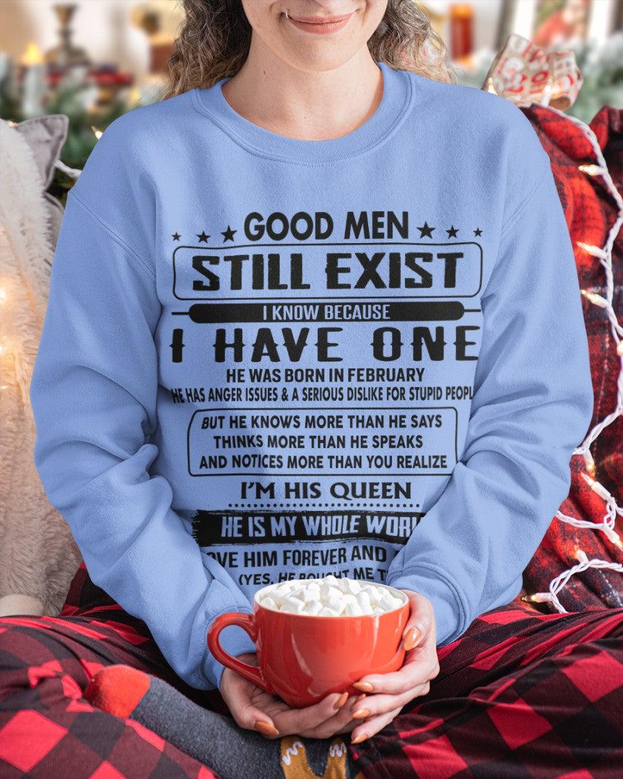 February - Good men Still Exist - gift for your girlfriend, wife from Husband - HLT02 (SKU-GM-02)