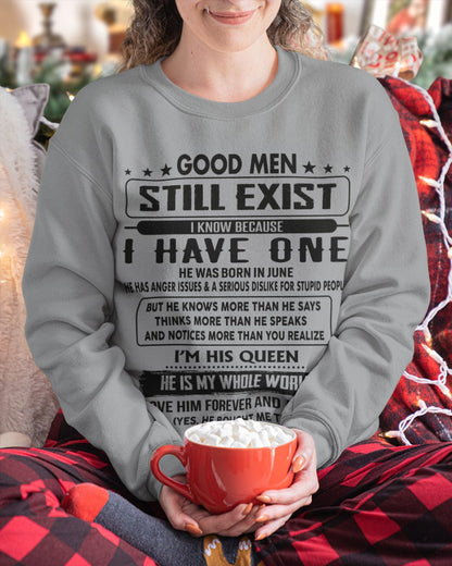 June - Good men Still Exist - gift for your girlfriend, wife from Husband - HLT06 (SKU-GM-06)