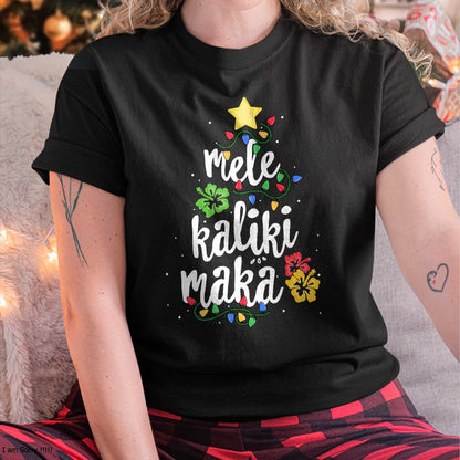 Christmas Shirts for Family, Funny christmas shirts, Christmas Unisex T-Shirt/Hoodie/Sweatshirt HLT00 - Mele Kalikimaka For Women Hawaiian Hawaii Christmas T-Shirt