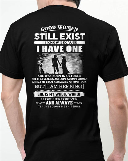 OCTOBER - GOOD WOMEN STILL EXIST - PERFECT GIFT FROM WIFE, GIRLFRIEND - HLT10 (SKU2604-293-10)