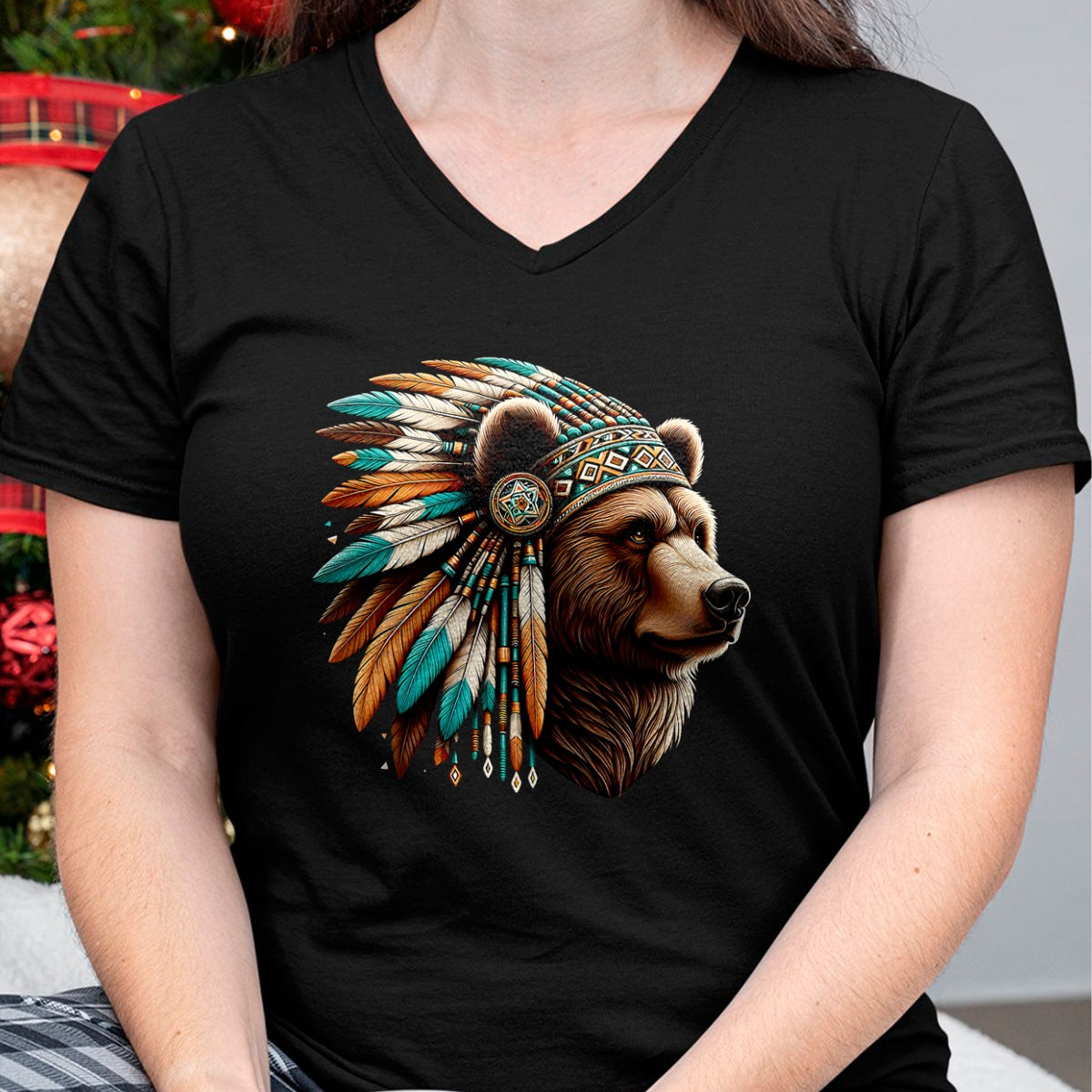 Native American T-Shirts, Vintage Native American Unisex T-Shirt/Hoodie/Sweatshirt HLT00 - Retro Native American Indian Chief Men Women Sitting Bull T-Shirt (1)