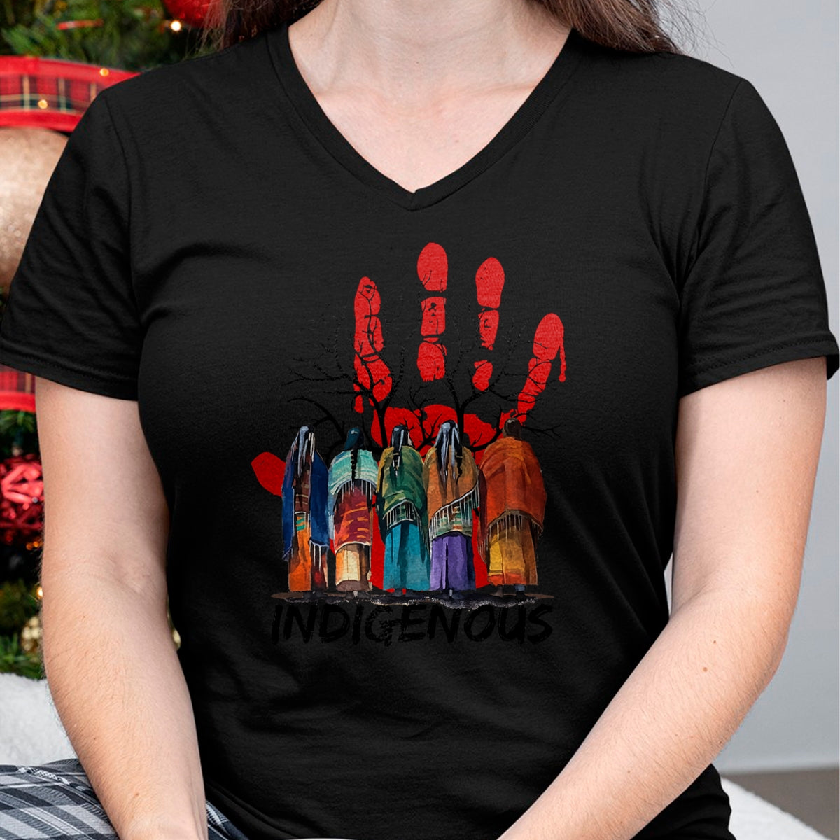 Native American T-Shirts, Vintage Native American Unisex T-Shirt/Hoodie/Sweatshirt HLT00 - Native American Indigenous People Stop MMIW T-Shirt