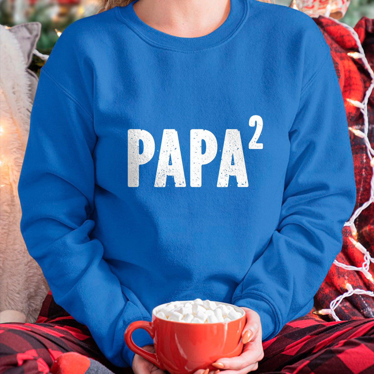 Best Grandpa Shirt, Proud Grandpa Unisex T-Shirt/Hoodie/Sweatshirt HLT00 - Papa 2 Papa Squared For Grandpa from Granddaughter Grandson T-Shirt