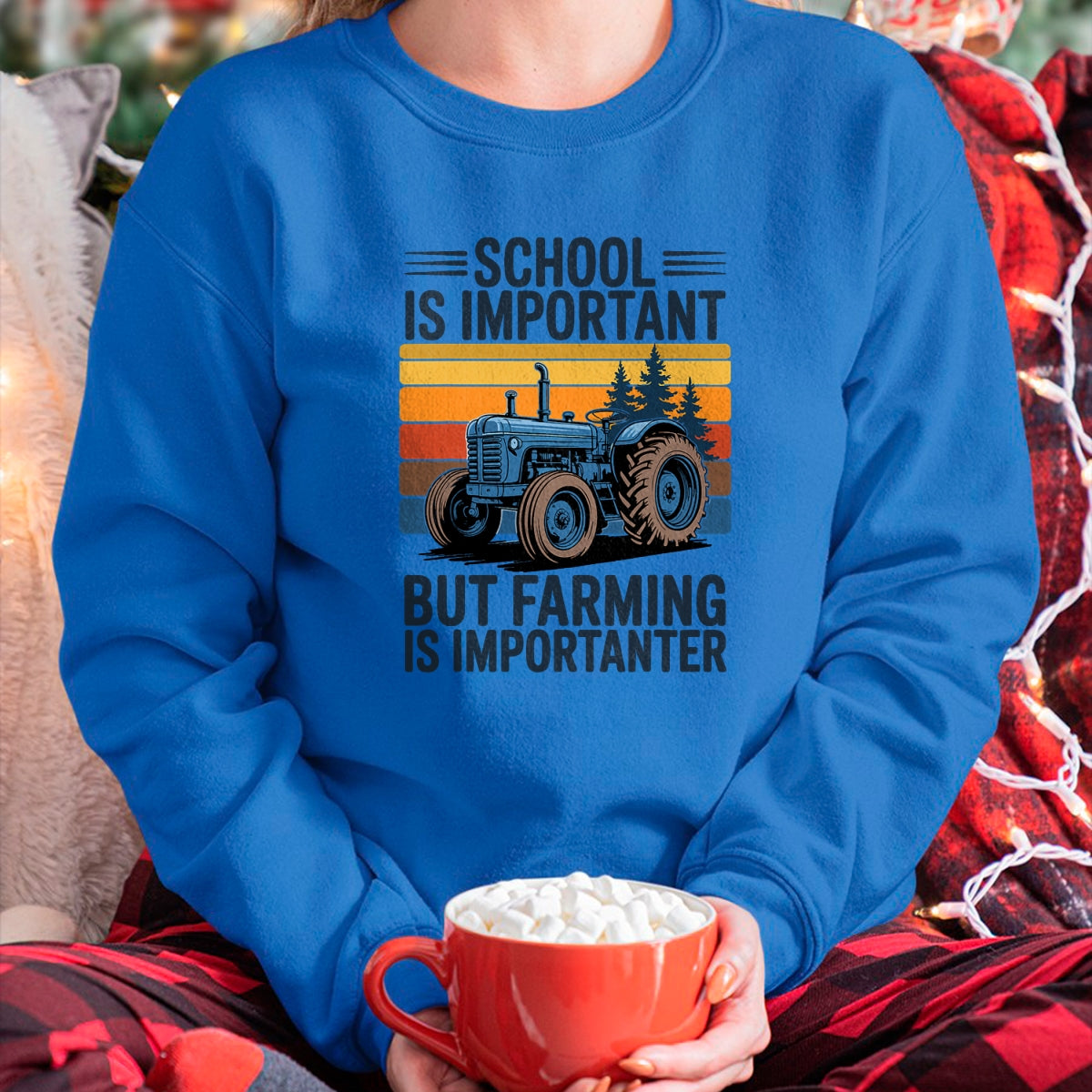 Best Farmer Life Shirt, Funny Farmer UnisexT-Shirt/Hoodie/Sweatshirt HLT00 - Farm Shirt But Farming is Importanter Farmer Tractor Farming T-Shirt