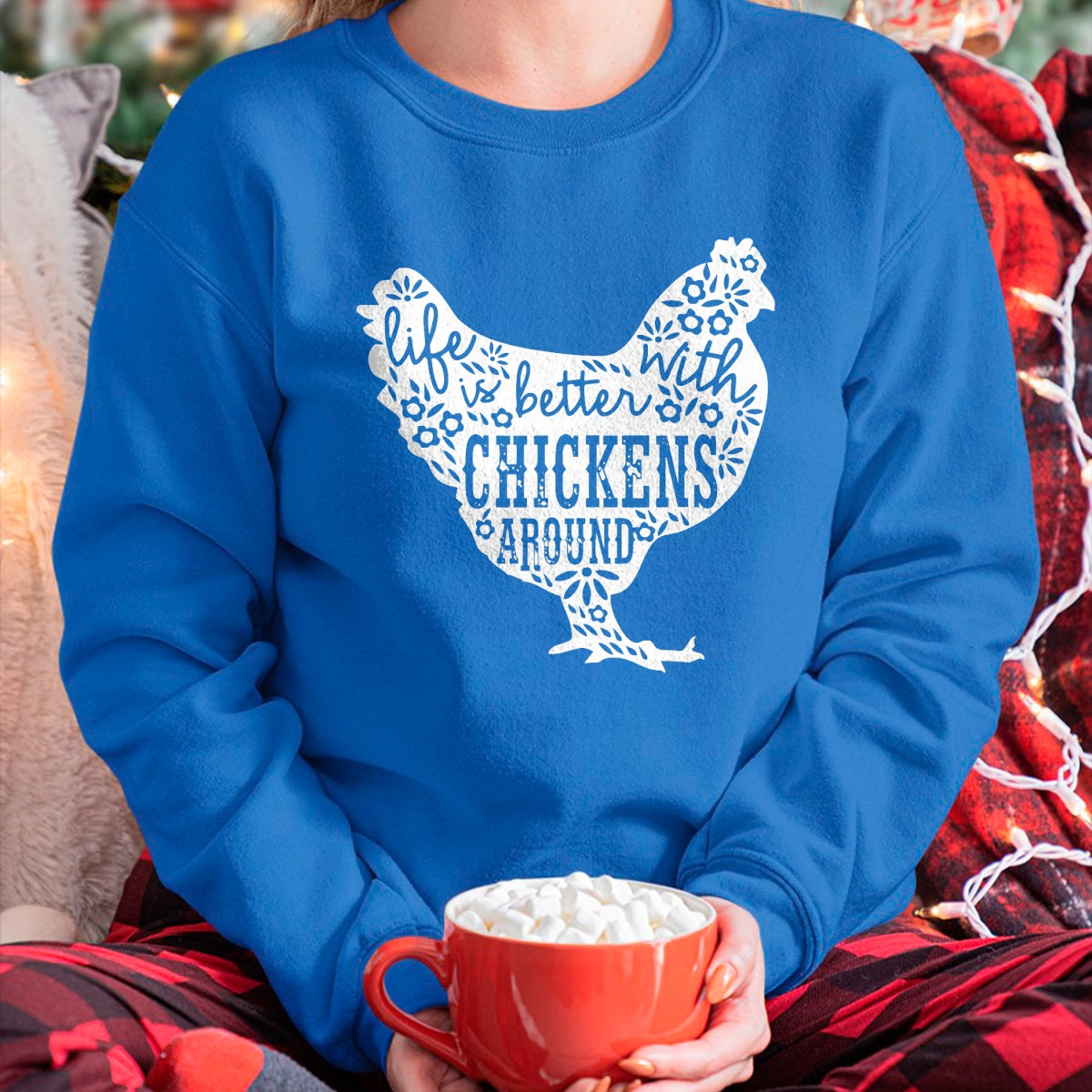 Best Farmer Life Shirt, Funny Farmer UnisexT-Shirt/Hoodie/Sweatshirt HLT00 - Life is Better With Chickens T Shirt Animal Pet Farmer Tee T-Shirt