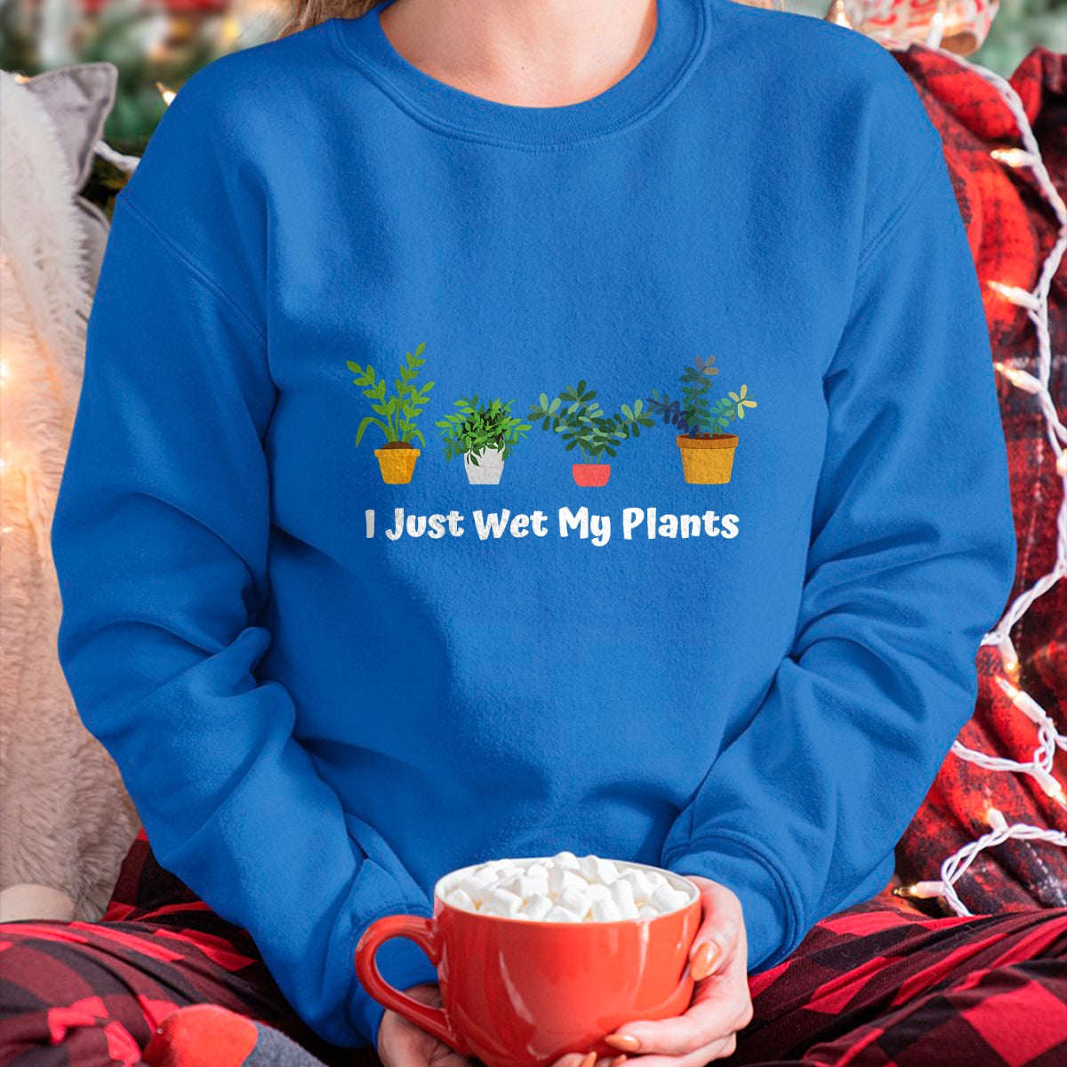 Best Farmer Life Shirt, Funny Farmer UnisexT-Shirt/Hoodie/Sweatshirt HLT00 - I Just Wet My Plants Funny Gardening Gardener Succulent T-Shirt