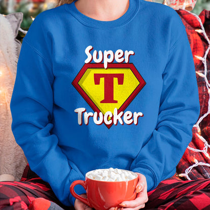 Best Truck Driver Life Shirt, Funny Trucker UnisexT-Shirt/Hoodie/Sweatshirt HLT00 - Super Trucker  Truck Driver Appreciation T-Shirt