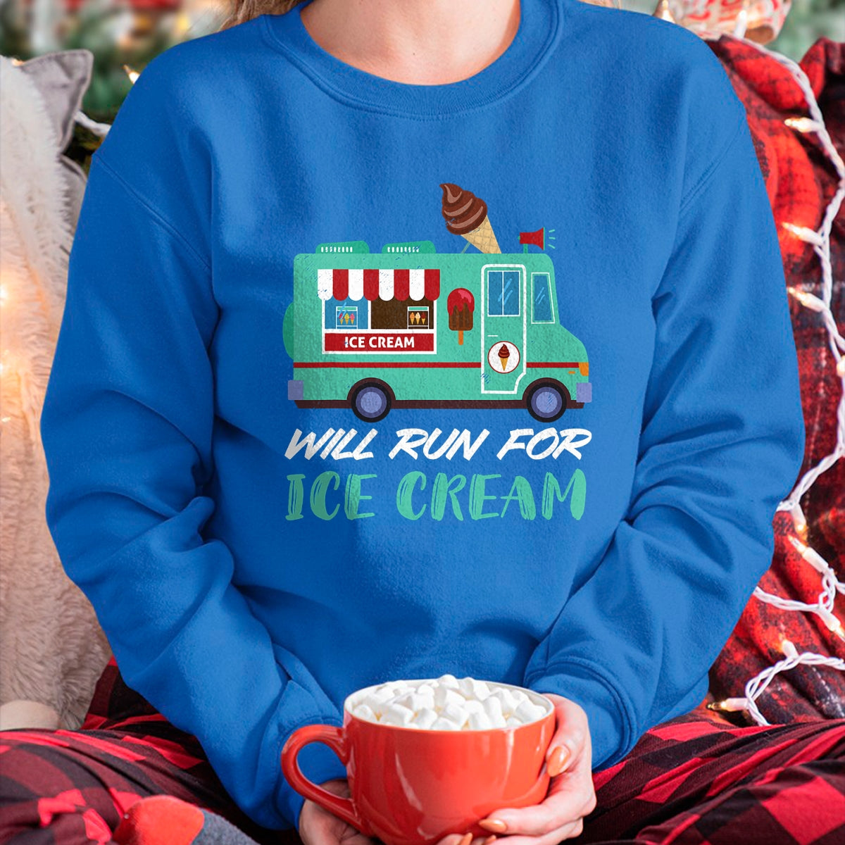 Best Truck Driver Life Shirt, Funny Trucker UnisexT-Shirt/Hoodie/Sweatshirt HLT00 - Ice Cream Truck Will Run for Ice Cream Truck Driver T-Shirt