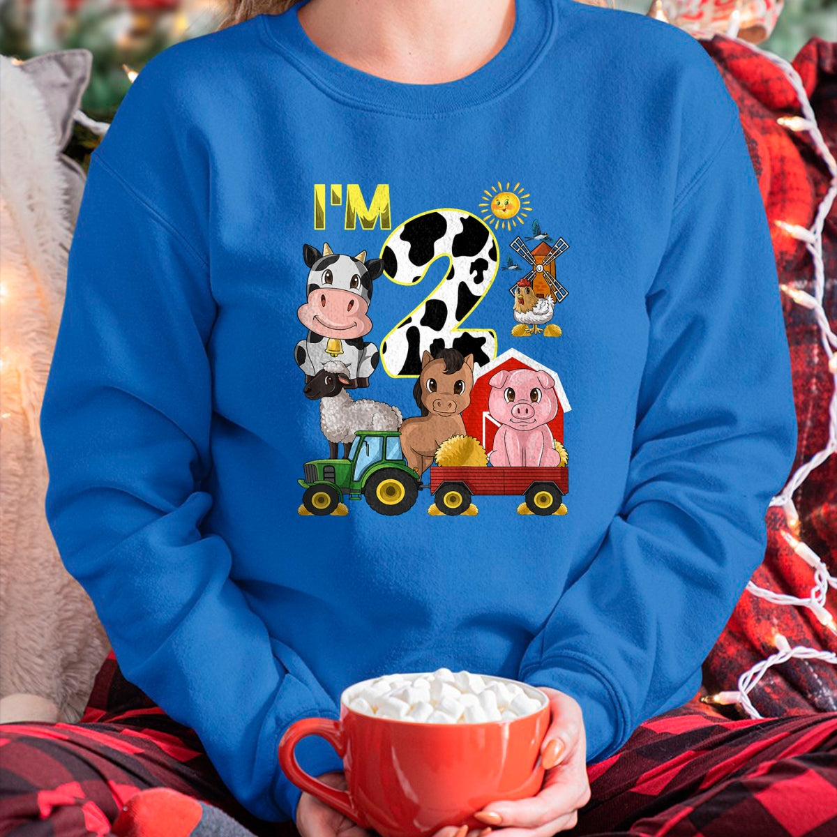 Best Farmer Life Shirt, Funny Farmer UnisexT-Shirt/Hoodie/Sweatshirt HLT00 - Kids Farm Animals Tractor 2nd Birthday 2 Year Old Birthday Party T-Shirt