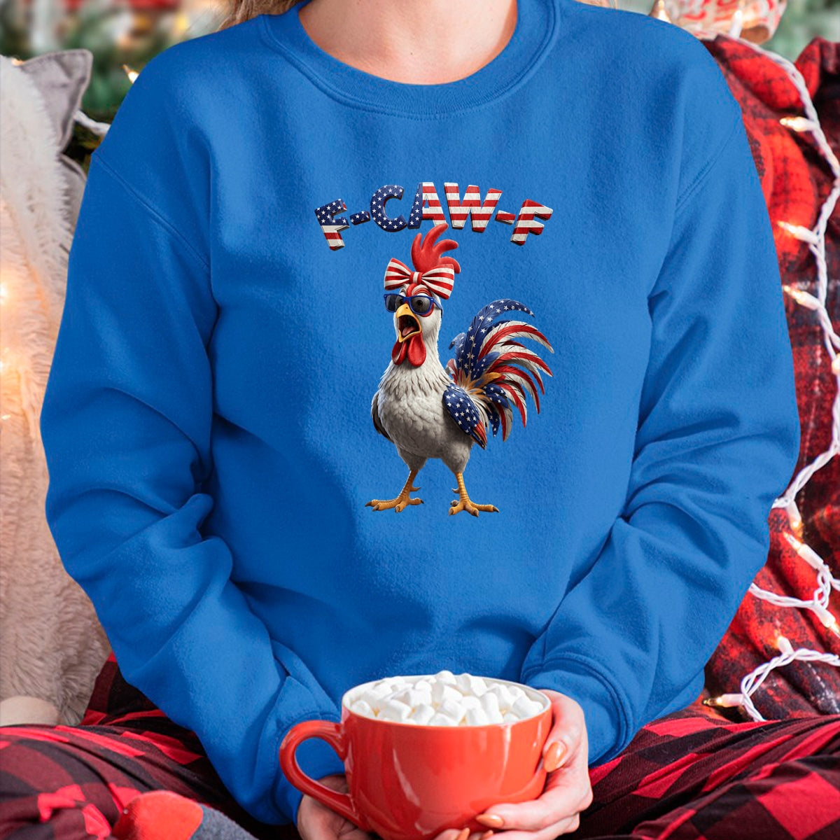 Best Farmer Life Shirt, Funny Farmer UnisexT-Shirt/Hoodie/Sweatshirt HLT00 - F Caw F Rooster 4th of July American Flag Fawk Chicken Humor T-Shirt