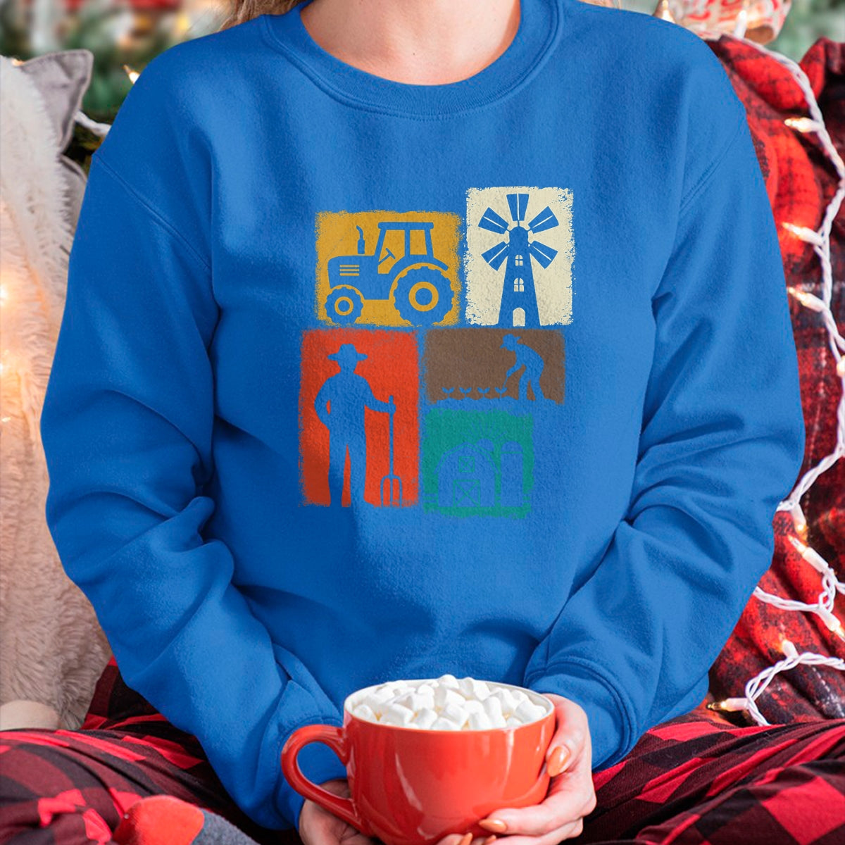 Best Farmer Life Shirt, Funny Farmer UnisexT-Shirt/Hoodie/Sweatshirt HLT00 - Farmer Vintage Collage Farming Men Rancher Cowboy Farm Owner T-Shirt