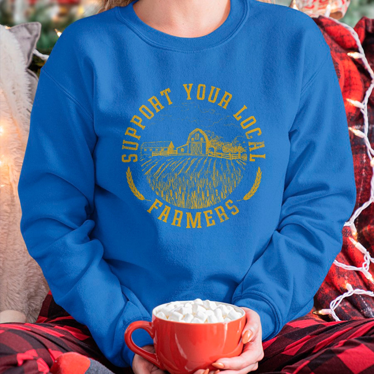 Best Farmer Life Shirt, Funny Farmer UnisexT-Shirt/Hoodie/Sweatshirt HLT00 - Vintage Support Your Local Farmers Farming Farm Farmer T-Shirt