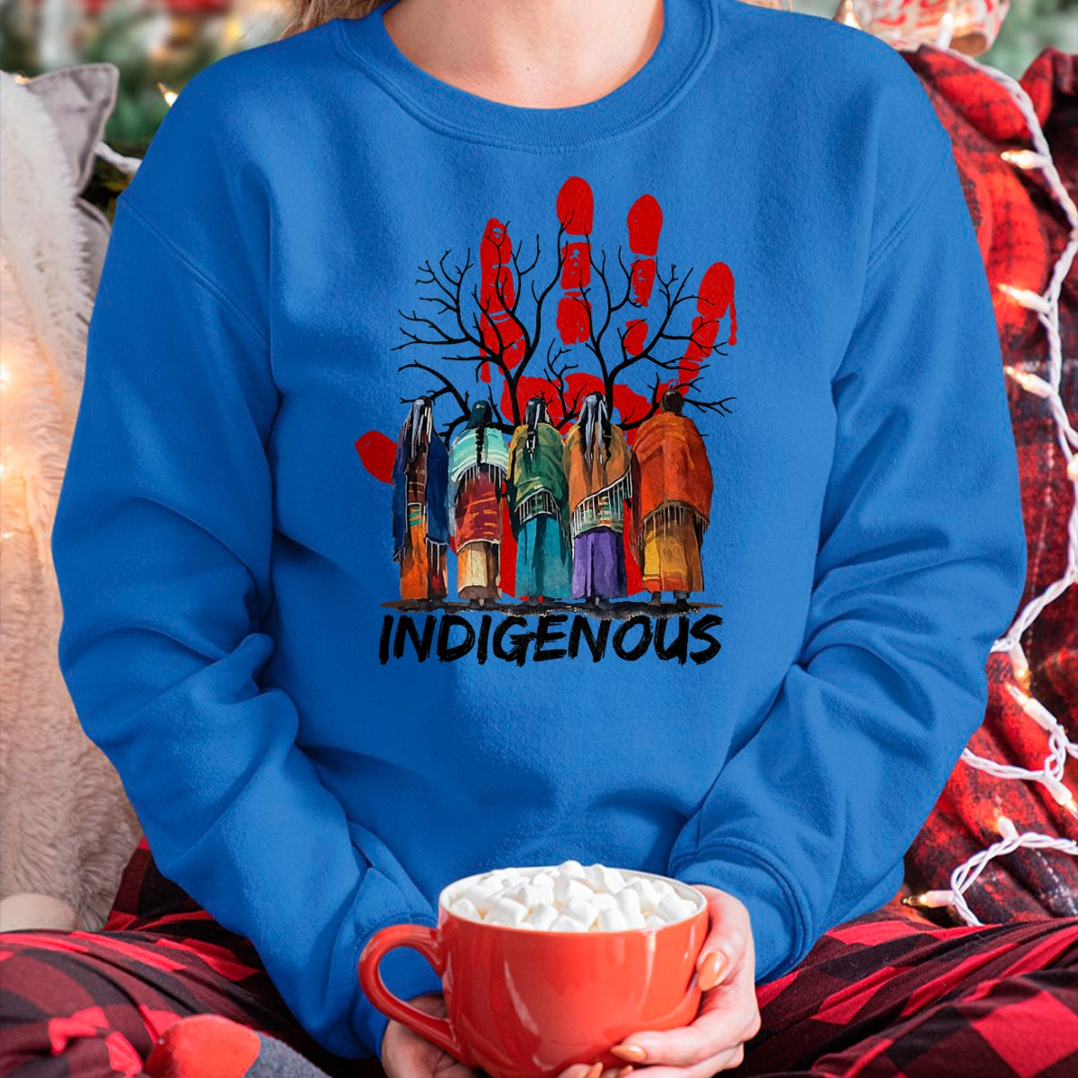 Native American T-Shirts, Vintage Native American Unisex T-Shirt/Hoodie/Sweatshirt HLT00 - Native American Indigenous People Stop MMIW T-Shirt