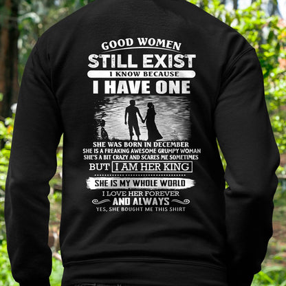 DECEMBER - GOOD WOMEN STILL EXIST - PERFECT GIFT FROM WIFE, GIRLFRIEND - HLT12 (SKU2604-293-12)