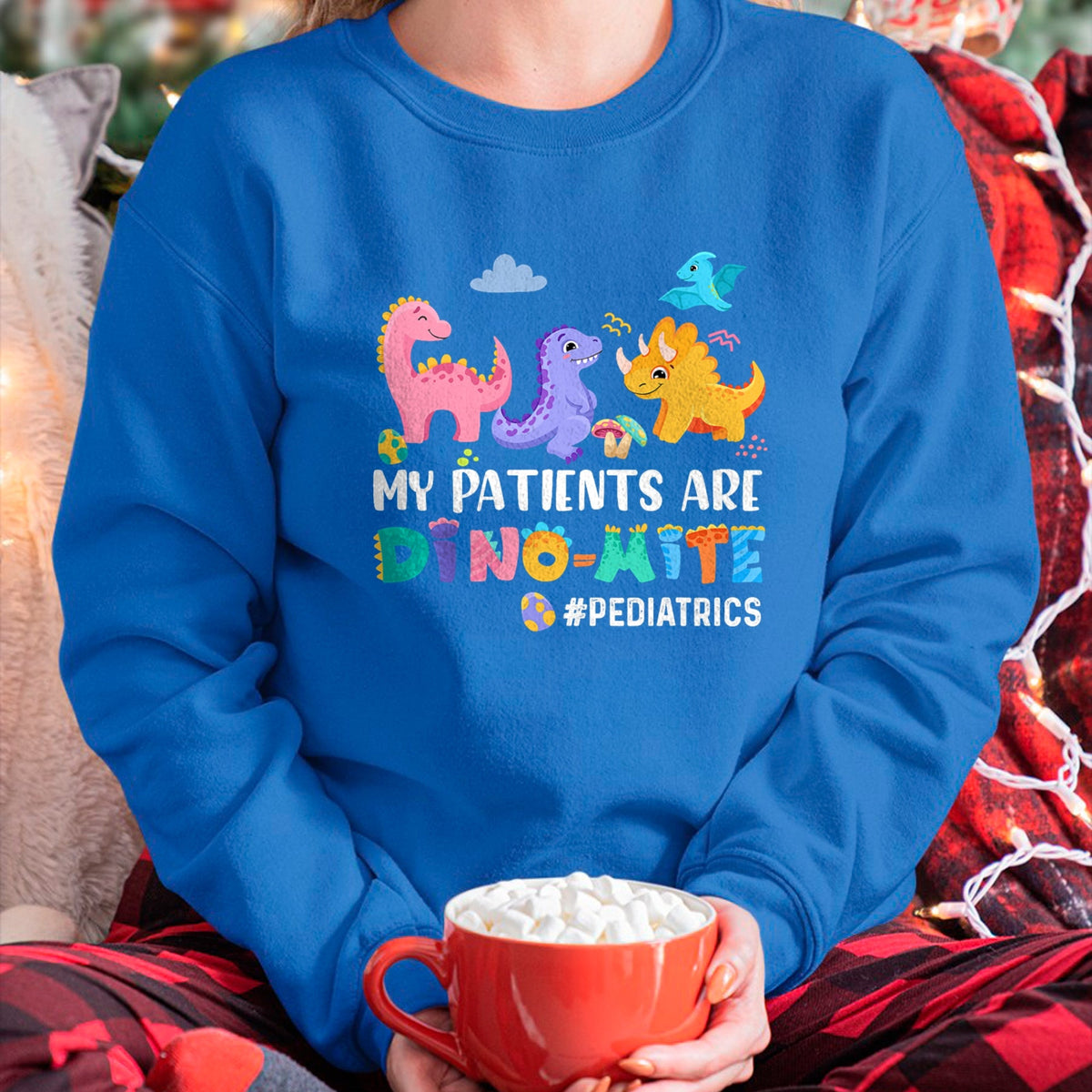 Funny Nurse Shirt, Nurse Unisex T-Shirt/Hoodie/Sweatshirt HLT00 - Pediatric Nurse PEDS Nursing Appreciation Pediatric Dinosaur T-Shirt