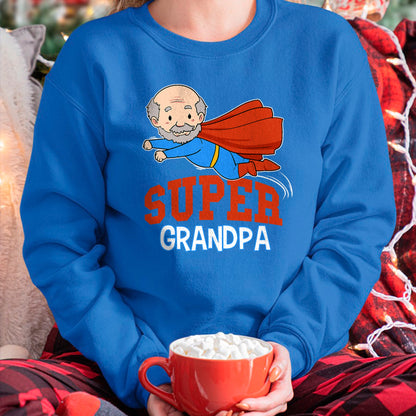 Best Grandpa Shirt, Proud Grandpa Unisex T-Shirt/Hoodie/Sweatshirt HLT00 - Super Grandpa Hero Grandpa Superhero Grandpa T-Shirt