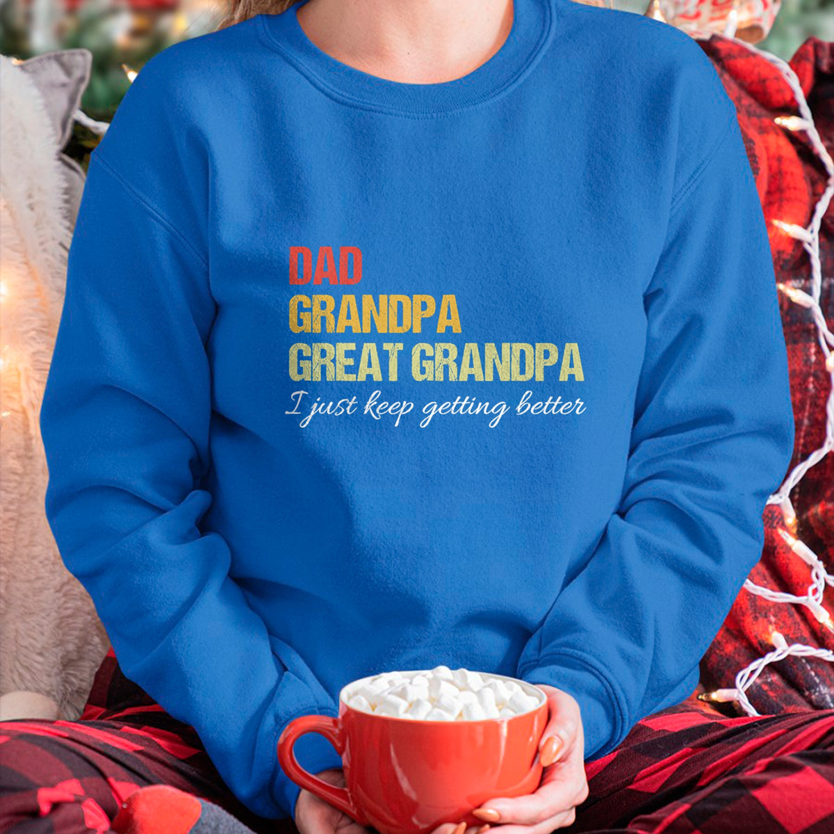Best Grandpa Shirt, Proud Grandpa Unisex T-Shirt/Hoodie/Sweatshirt HLT00 - Fathers Day From Wife son kids Dad Grandpa Great Grandpa T-Shirt