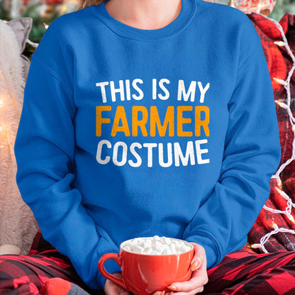 Best Farmer Life Shirt, Funny Farmer UnisexT-Shirt/Hoodie/Sweatshirt HLT00 - This is My Farmer Costume Shirt Adult Kids Farmer Costume T-Shirt, Men, Black, Medium