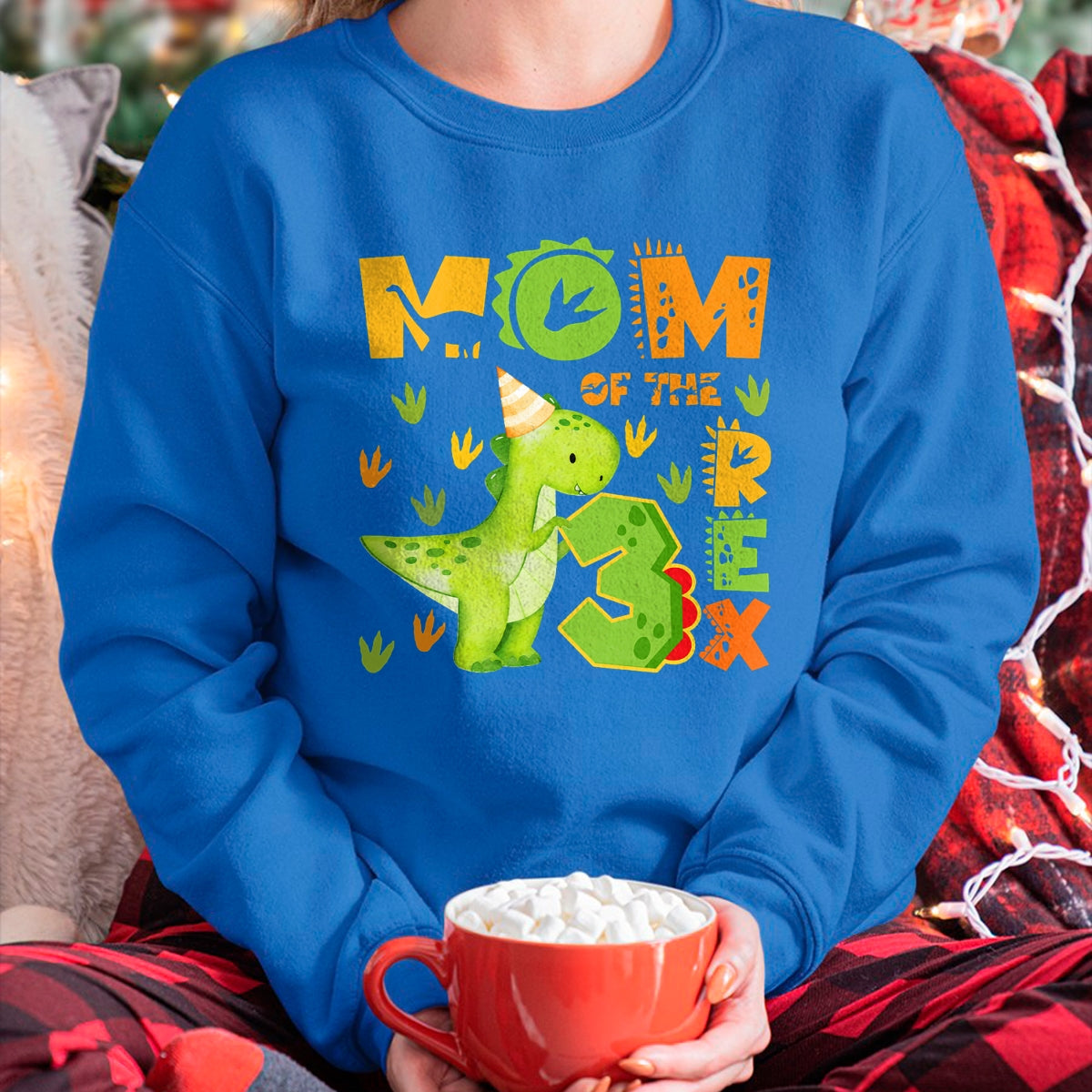 Best Dinosaur Lover Shirt, Funny Dinosaur UnisexT-Shirt/Hoodie/Sweatshirt HLT00 - Mom of The Three Rex 3rd Birthday Boy Dinosaur T-Rex T-Shirt