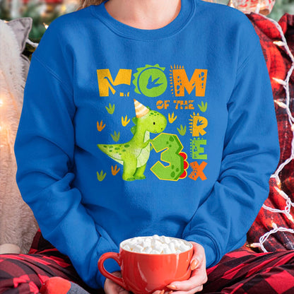 Best Dinosaur Lover Shirt, Funny Dinosaur UnisexT-Shirt/Hoodie/Sweatshirt HLT00 - Mom of The Three Rex 3rd Birthday Boy Dinosaur T-Rex T-Shirt