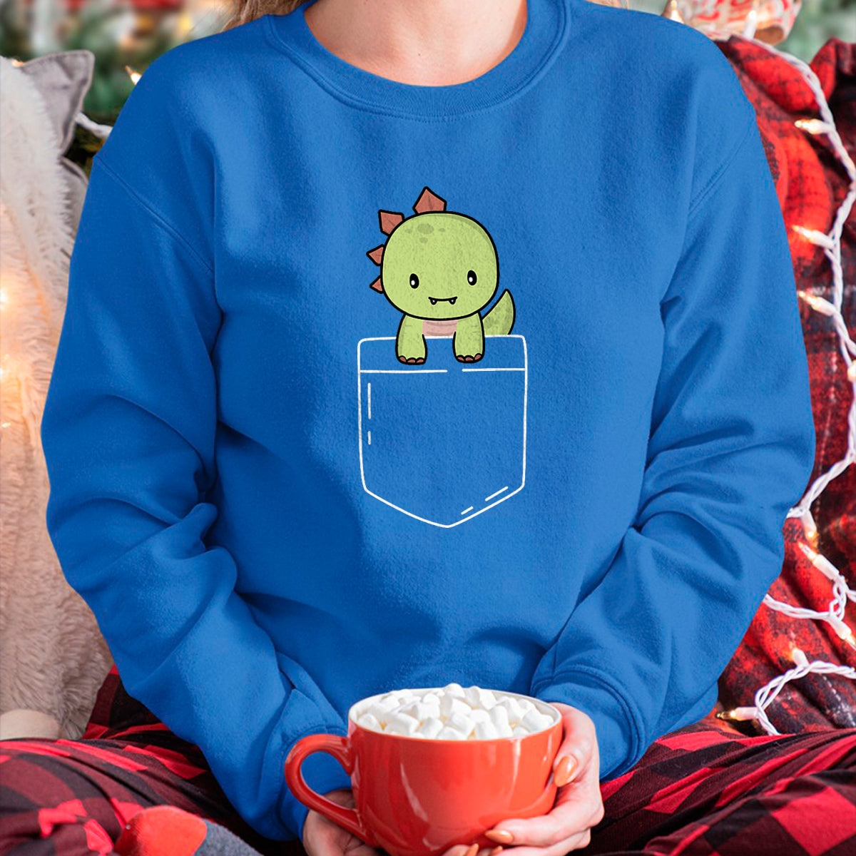 Best Dinosaur Lover Shirt, Funny Dinosaur UnisexT-Shirt/Hoodie/Sweatshirt HLT00 - Cute T-Rex In Pocket Tyrannosaurus Rex Kawaii Dinosaur Lover T-Shirt