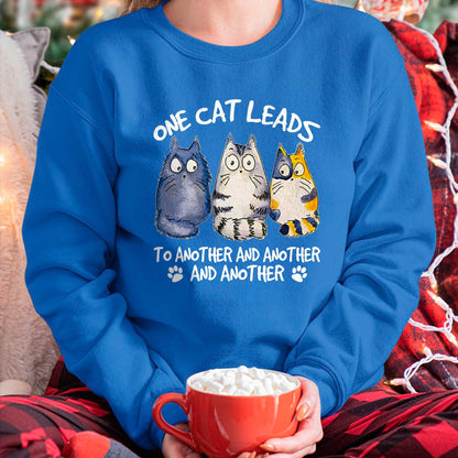 Cat Love Shirt, Funny Cat Lover Gift UnisexT-Shirt/Hoodie/Sweatshirt HLT00 - Funny Cat Design Cat Lover Kitten Cat T-Shirt (1)