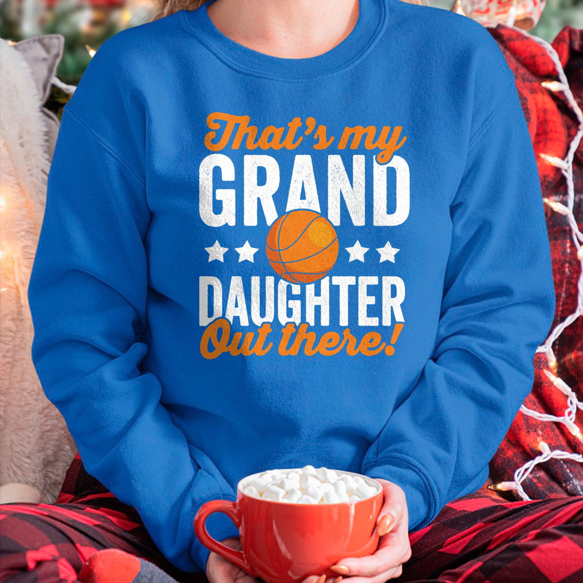 Best Grandpa Shirt, Proud Grandpa Unisex T-Shirt/Hoodie/Sweatshirt HLT00 -Basketball Player Grandma Grandpa Basketball Granddaughter Long Sleeve T-Shirt