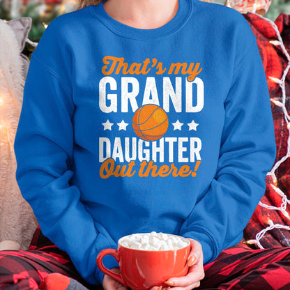 Best Grandpa Shirt, Proud Grandpa Unisex T-Shirt/Hoodie/Sweatshirt HLT00 -Basketball Player Grandma Grandpa Basketball Granddaughter Long Sleeve T-Shirt