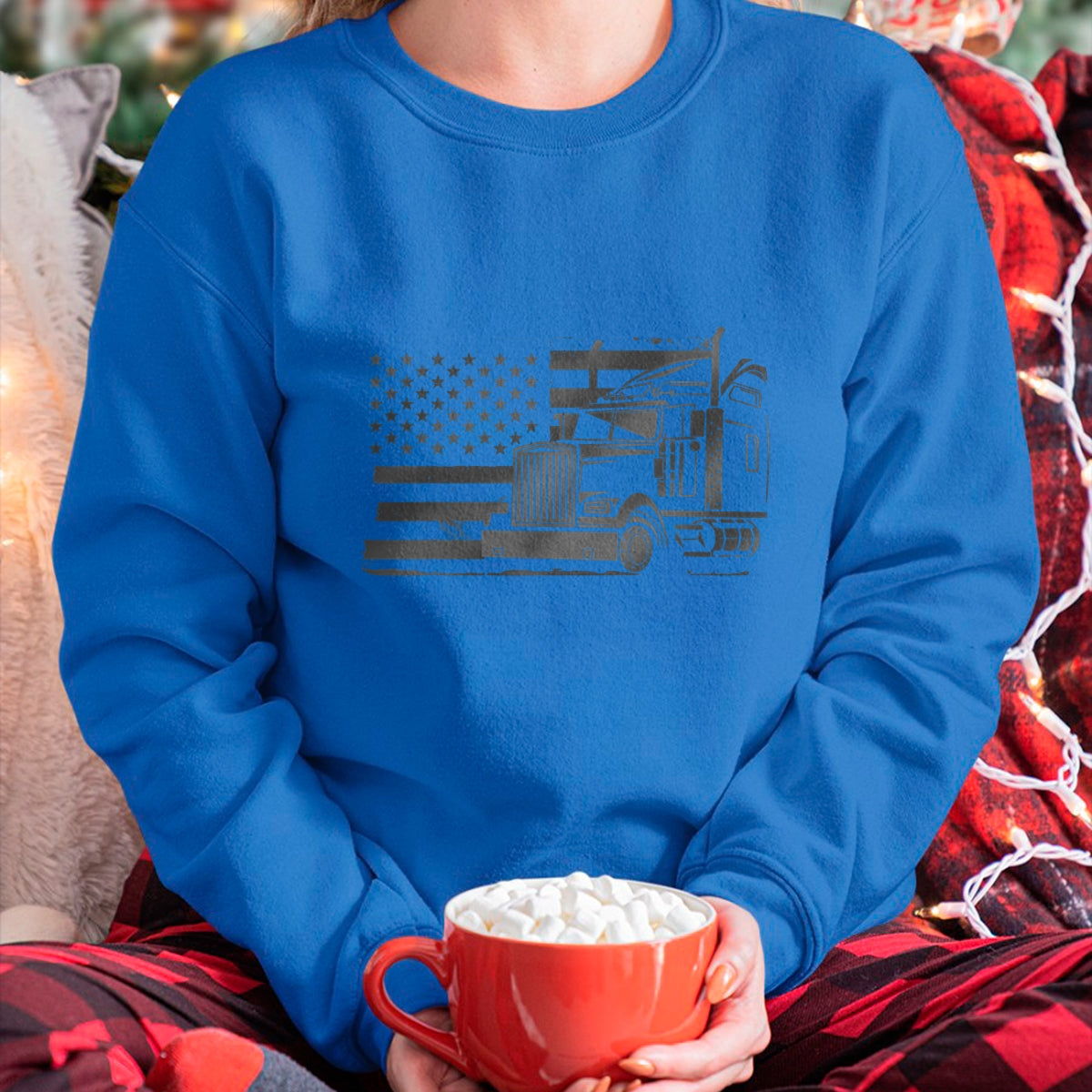 Best Truck Driver Life Shirt, Funny Trucker UnisexT-Shirt/Hoodie/Sweatshirt HLT00 - American Flag Semi Truck Driver 18 Wheeler Patriotic Trucker T-Shirt