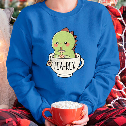 Best Dinosaur Lover Shirt, Funny Dinosaur UnisexT-Shirt/Hoodie/Sweatshirt HLT00 - Boba Tea-Rex Cute T-Rex Dinosaur Lover Kawaii Funny Dino Pun T-Shirt