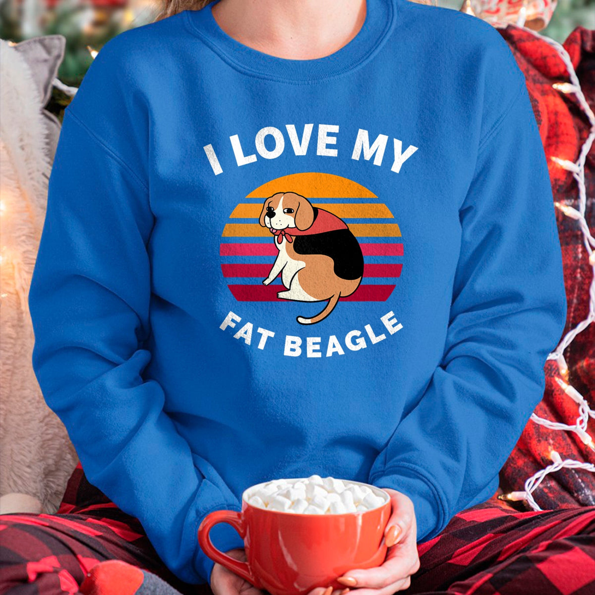Dog Love Shirt, Dog Lover Gift T-Shirt/Hoodie/Sweatshirt HLT00 - I Love My Fat Beagle - Beagle Dog T-Shirt (1)