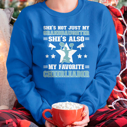 Best Grandpa Shirt, Proud Grandpa Unisex T-Shirt/Hoodie/Sweatshirt HLT00 - My Granddaughter Cheer Grandpa Of A Cheerleader Grandfather T-Shirt