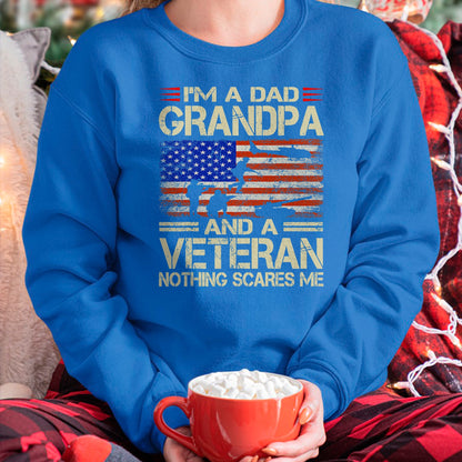 Best Grandpa Shirt, Proud Grandpa Unisex T-Shirt/Hoodie/Sweatshirt HLT00 -Fathers Day Gift Grandpa Gift Dad Grandpa And Veteran T-Shirt