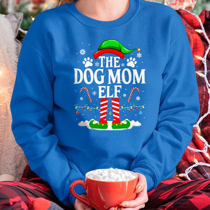 Dog Love Shirt, Dog Lover Gift T-Shirt/Hoodie/Sweatshirt HLT00 - The Dog Mom Elf Xmas Funny Dogs lover Christmas Dog Mom T-Shirt