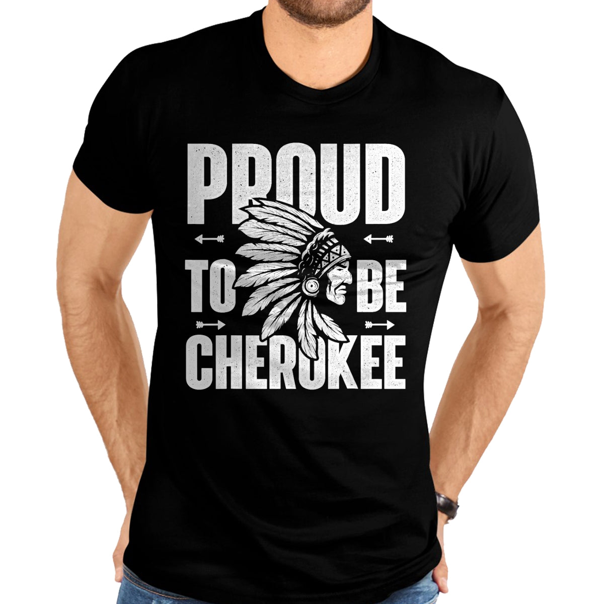 Native American T-Shirts, Vintage Native American Unisex T-Shirt/Hoodie/Sweatshirt HLT00 - Proud To Be Cherokee Native American Indian T-shirt T-Shirt