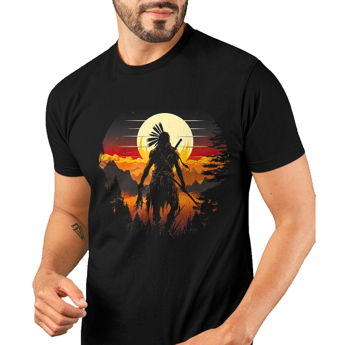 Native American T-Shirts, Vintage Native American Unisex T-Shirt/Hoodie/Sweatshirt HLT00 - Native American Chief Tribes Culture Sacred Sioux T-Shirt