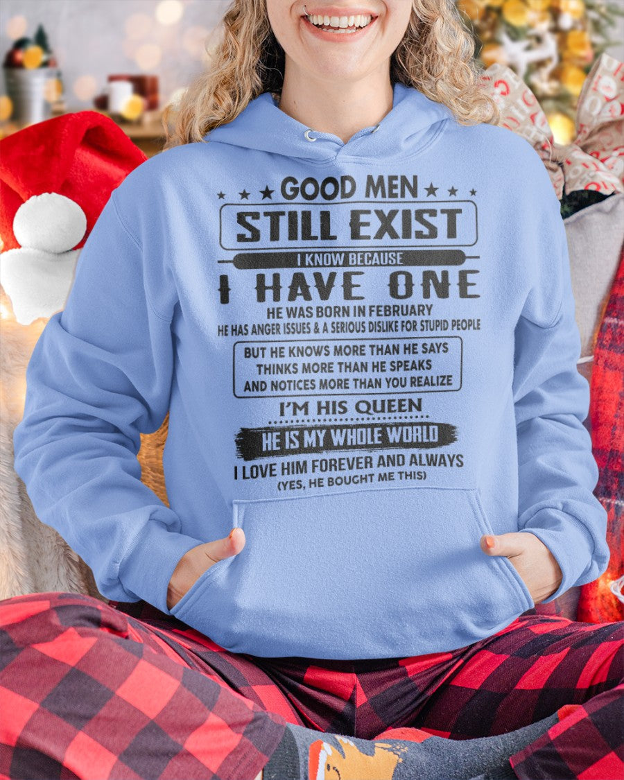 February - Good men Still Exist - gift for your girlfriend, wife from Husband - HLT02 (SKU-GM-02)